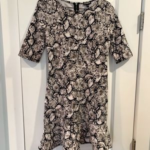 Express animal print dress